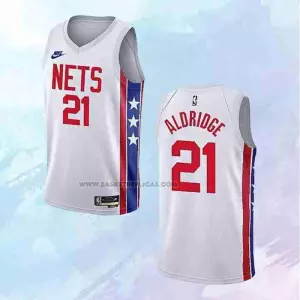 Camiseta Brooklyn Nets Classic Blanco 2022-23