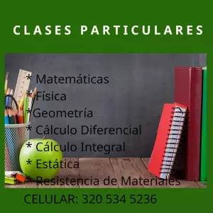 Clases particulares y trabajos de matemáticas