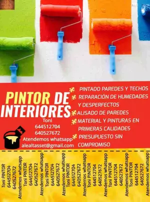 PINTOR PROFESINAL DE INTERIORES