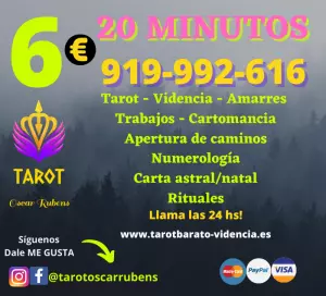 ¿Esa persona me piensa? Tarot real 6 euros 20 minutos