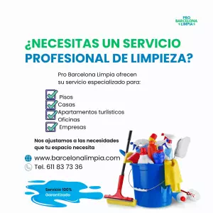 Buscas servicios de limpieza?
