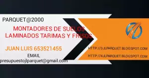 montaje de suelos maderas laminados