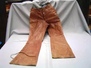 Pantalón auténtica Piel color camel