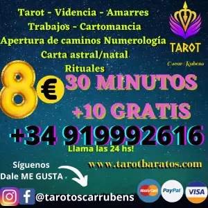 Tarot consulta de 30 minutos+10 minutos de regalo