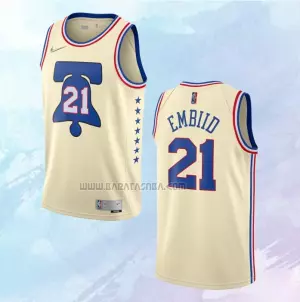 NO 21 Joel Embiid Camiseta Philadelphia 76ers