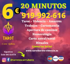 Pregunta sobre amor en tarot, videncia y más 20 minutos