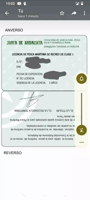 Licencia de pesca Clase 1 y clase 2 todos los tramit