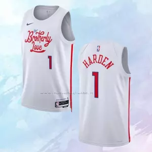 Camiseta Philadelphia 76ers Ciudad Blanco 2022-23