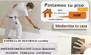 pintor en castellon de la plana - impermeabilizacion