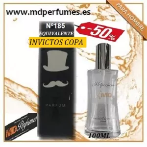Oferta Perfume Hombre N&ordm;185 INVICTOS COPA Alta Gama 100ml 10