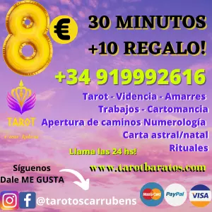 &iquest;Volvere a verlo? Tarot por 30 minutos+10 min de regalo
