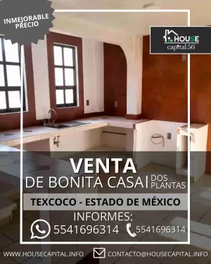 Hermosa Casa en venta en el área de Texcoco