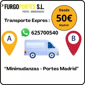 ¡Transporte de Muebles! 625700540 +(Fuencarral Portes)