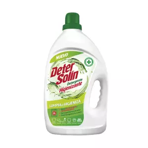 DETERGENTE LÍQUIDO DETERSOLIN HIGIENIZANTE TEXTIL 2 LITROS