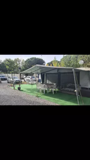 Caravana fija en camping Estrella de Mar