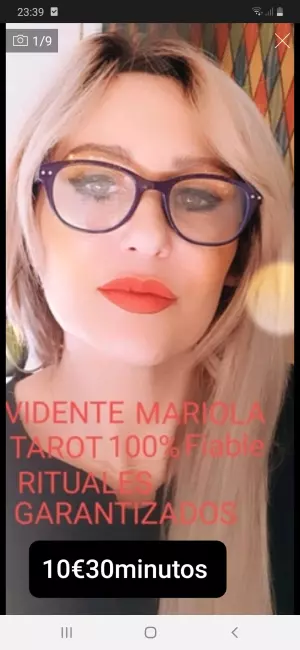 MARIOLA VIDENTE TAROT PRESENCIAL Y TELEFÓNICO, RITUALES
