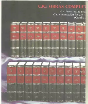OBRAS COMPLETAS CAMILO J. CELA