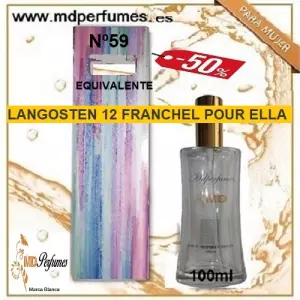 Oferta 10€; Perfume Mujer LANGOSTEN 12 FRANCHEL POUR ELLA n&ordm;5