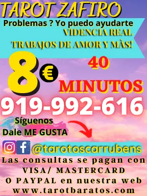 El tarot mas barato y real 30 minutos+10 min gratis