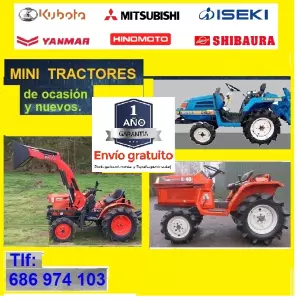 TRACTORES PEQUEÑOS. MINI TRACTORES , VARIAS MARCAS y MODELOS