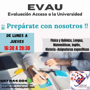 Clases de preparación de Evau