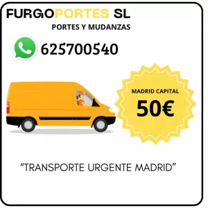 Portes En Ventas 50€ (Furgón 12m3)La elipa
