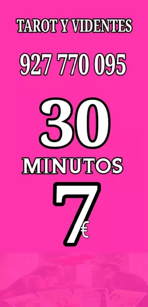 Tarotistas 7 euros 30 minutos videntes
