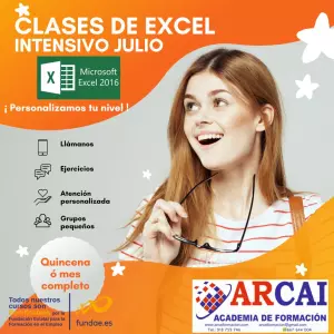 Clases de EXCEL INTENSIVO JULIO