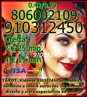TAROT VISA VIDENTE BUENA Y RECOMENDADA  PROMOCIÓN