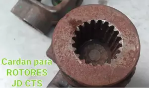 Horquilla y Cardan para la transmisión de los Rotores de CTS