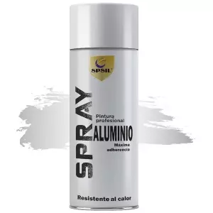8596 SPRAY PINTURA COLOR ALUMINIO METALIZADO 400 ML. SPSIL