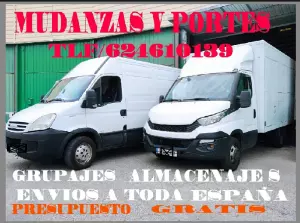 Mudanzas tlf/624610139 portes Económicos