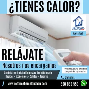 AIRE ACONDICIONADO CON BOMBA DE CALOR