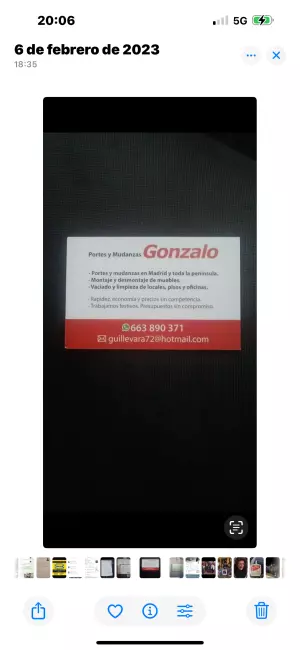 Portes y mudanzas económicos