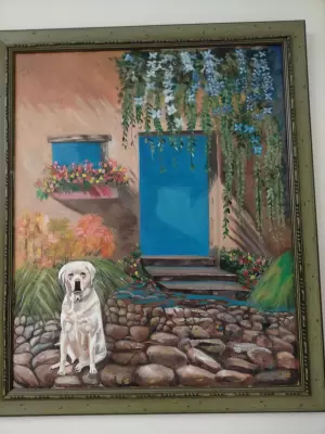 Se vende Lienzo pintado a mano, propios, oleo y acrilico,