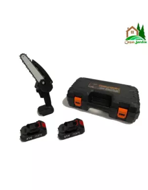 Mini Motosierra Eléctrica con 2 Baterías