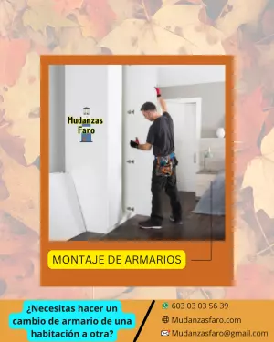 DESMONTAJE Y MONTAJE DE MUEBLES
