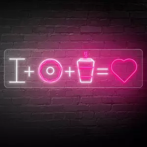 Nuevo Neón Donut + Café