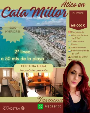 Se vende ático en cala millor