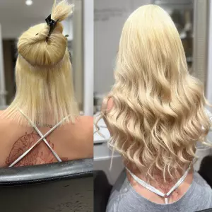 Este verano rubio con extensiones naturales!!!