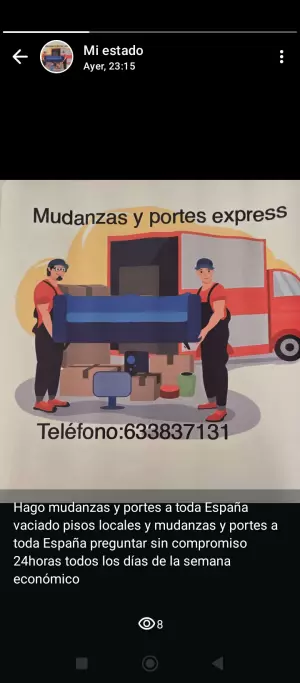 Mudanza y portes
