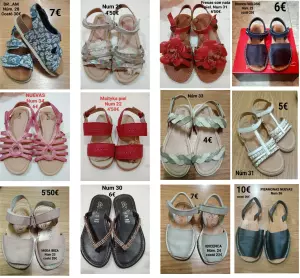 SANDALIA NIÑA NUEVO Y USADO DSDE 4.5€ EN PUMUCKI REUS ( TGNA)
