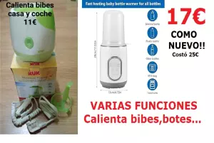 CALIENTA BIBERONES DESDE 11€ EN PUMUCKI REUS ( TGNA)