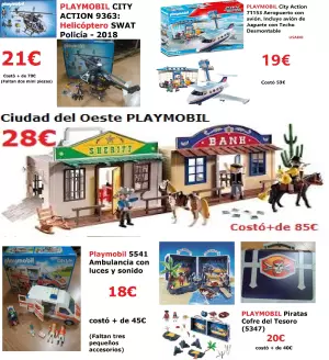 PLAYMOBIL DESDE 15€ EN PUMUCKI REUS ( TARRAGONA )