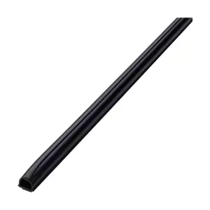 Protector Inofix 8 x 7 mm 4 m Adhesivo Negro | Organizador y Protección