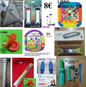 JUGUETES INSTRUMENTOS MUSICALES ETC DESDE 1.50€ (1)