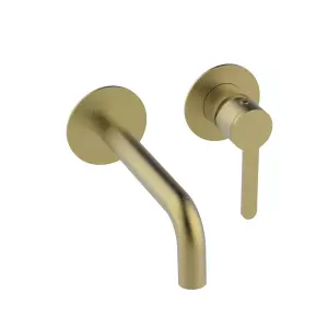 Grifo de Lavabo Monomando Empotrado Nexus Oro Cepillado