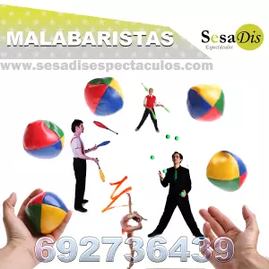 Malabaristas. Espectáculos con malabares