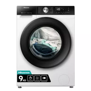 Lavadora Hisense WF3S9043BW3 9 kg 1400 rpm 60 cm – Conectividad Wi-Fi