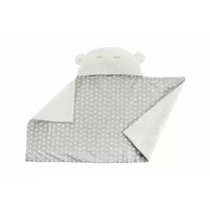 Manta para Bebé Reversible con Capucha 90 x 66 cm – Diseño de Estrellas